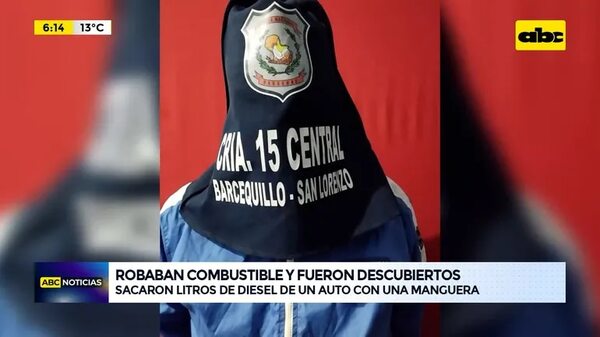 Video: Robaban combustible y fueron descubiertos - ABC Noticias - ABC Color