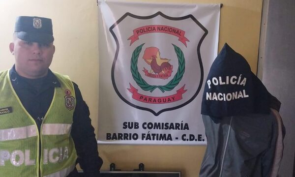 Detienen a joven por supuesto hurto de televisor