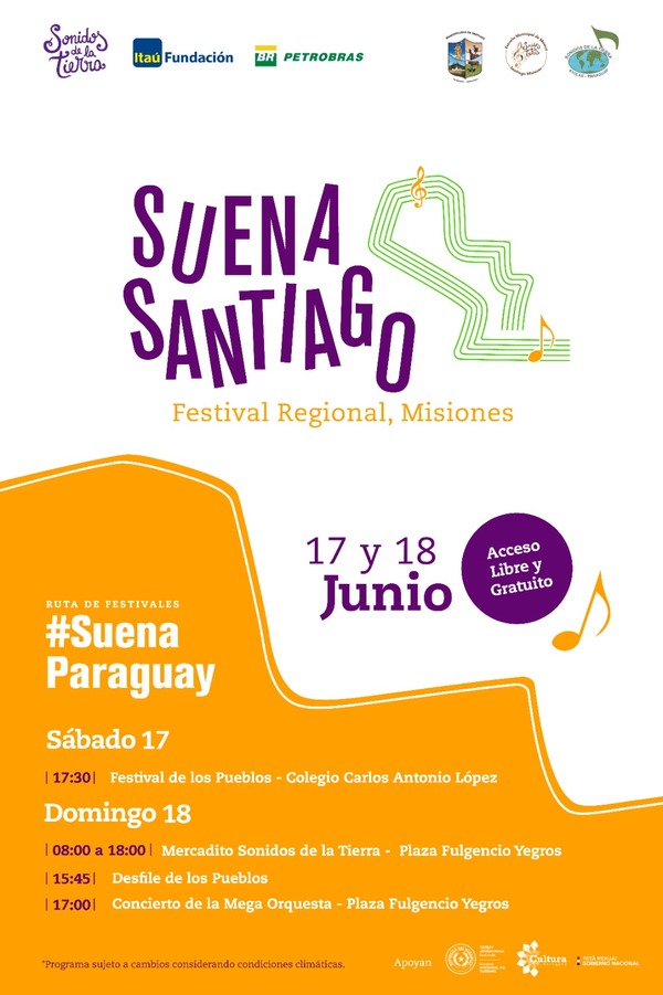 Inicia la Ruta de los Festivales #SuenaParaguay2023 - .::Agencia IP::.