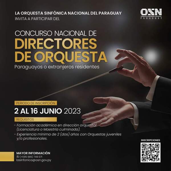Sinfónica Nacional cierra inscripciones para Concurso Nacional de Directores - .::Agencia IP::.