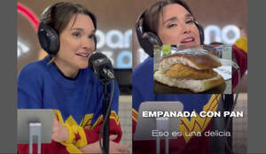 [VIDEO] Lali defendió la "empanada con pancito" frente a los curepas