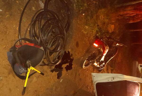 Frenan a robacables en Luque •