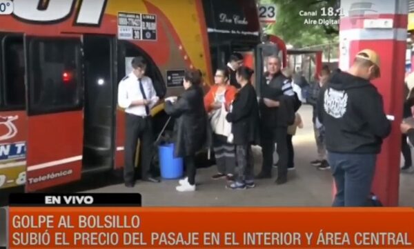 ¡Golpe al bolsillo! Subió el precio del pasaje | Telefuturo
