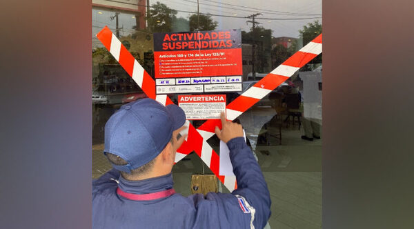 SUSPENDEN ACTIVIDADES DE COMERCIOS DE ALTO PARANÁ E ITAPÚA