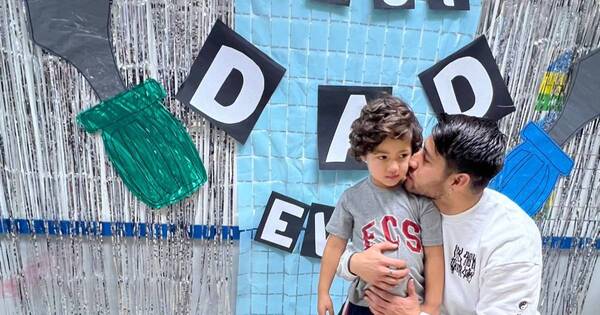 La Nación / ¡Tito Torres y el tierno Piero festejaron por adelantado el Día del Padre!