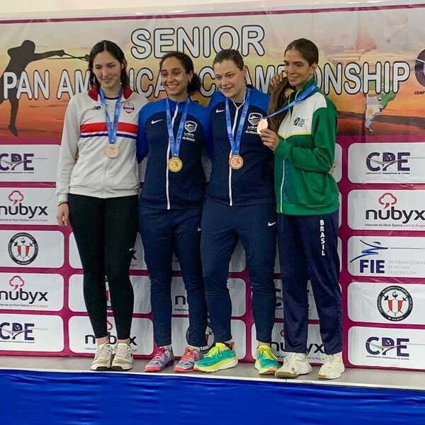 Medalla de plata para esgrimista paraguaya en Campeonato Panamericano | 1000 Noticias