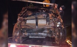 Carlos Portillo protagonizó un aparatoso accidente