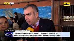 Video: Jornada extendida “para combatir” violencia - ABC Noticias - ABC Color