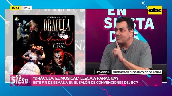 Video: “Drácula: el musical” llega a Paraguay - Ensiestados - ABC Color