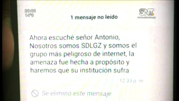 Hernandarias: Otra amenaza en escuela - SNT