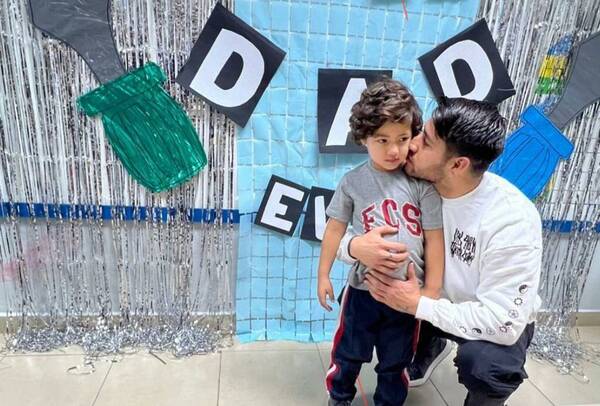 El tierno momento del Día del Padre de "Tito" con su hijo Piero