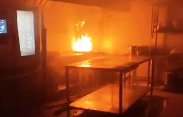 Principio de incendio causó susto en supermercado •