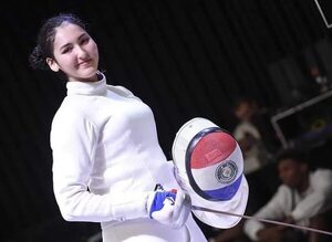 Montse, subcampeona del Panamericano de Esgrima en Lima - Polideportivo - ABC Color