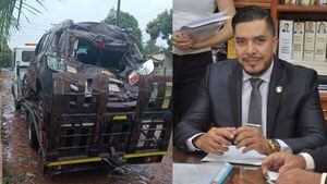 Carlos Portillo se salvó de milagro tras accidente rutero