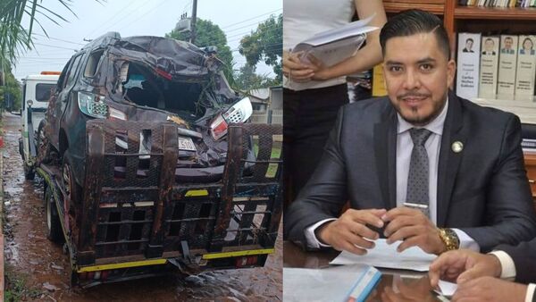 Carlos Portillo se salvó de milagro tras accidente rutero