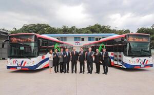 Taiwán donará 10 buses eléctricos para implementación del plan de mitigación de emisiones