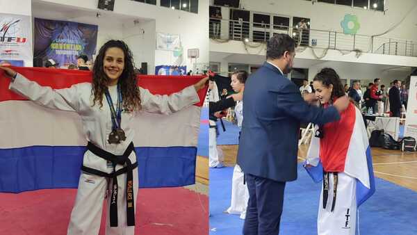 Orgullo Encarnaceno: Michelle Arce se luce en competencia internacional de taekwondo