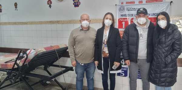 Compatriota donó camas de terapia intensiva al Hospital de Calle'i San Lorenzo como agradecimiento a la vida
