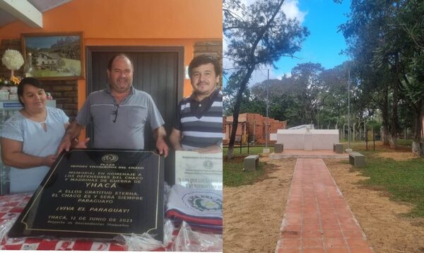 La Plaza Héroes Yhaqueños del Chaco, será inaugurada en unos días - Noticiero Paraguay