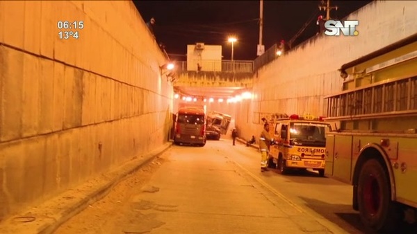 Choque y caos en el túnel Semidei - SNT
