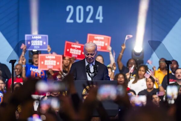 Biden pide el apoyo de los sindicatos en su primer mítin de campaña para la reelección - Mundo - ABC Color