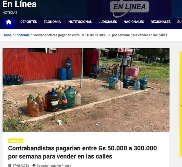 Revelan cuánto se pagaría a la Policía y Fiscalía para contrabandear combustible