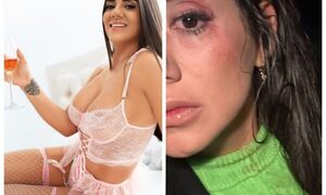 Cuerona reventada con un vaso por la novia de su ex en un bar chuchi