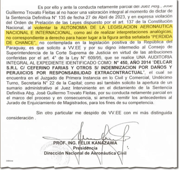 Justicia beneficia con  indemnización millonaria a firma suspendida por Dinac - Política - ABC Color