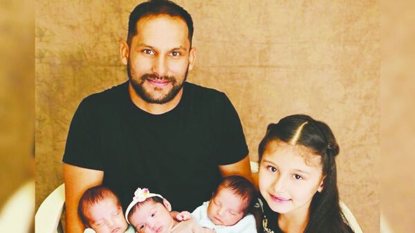 “Los trillizos me convirtieron en un superpapá”