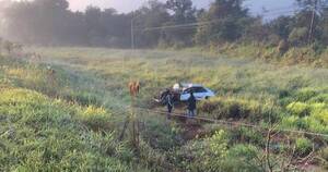 La Nación / Conductor brasileño muere esta madrugada en la Ruta PY02 tras un vuelco