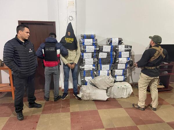 Incautan más de 600 kilos de marihuana que trasladaban al Brasil - ADN Digital