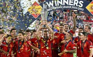 España tumba a Croacia en penales y es campeón de la Nations League