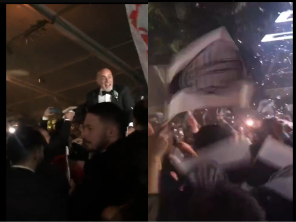 (VIDEO) ¿Fue la boda de la hija del presi Miguel Cardona o un partido de Olimpia?