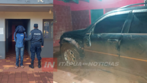 CHOCÓ, HUYÓ Y TERMINÓ PRESO EN BELLA VISTA - Itapúa Noticias