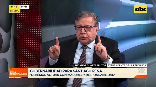 Nicanor: “El movimiento Honor Colorado es un movimiento con una disciplina interna sólida” - En Detalles - ABC Color