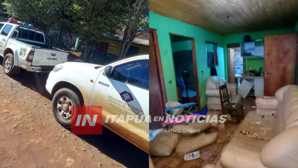 ALLANARON LA VIVIENDA DE CONOCIDO MALVIVIENTE DE ENCARNACIÓN - Itapúa Noticias
