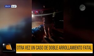 Otra vez un caso de doble arrollamiento fatal en Remansito | Telefuturo