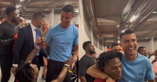 La Nación / ¡Fanatismo! Cristiano Ronaldo cumple el sueño de un youtuber estadounidense