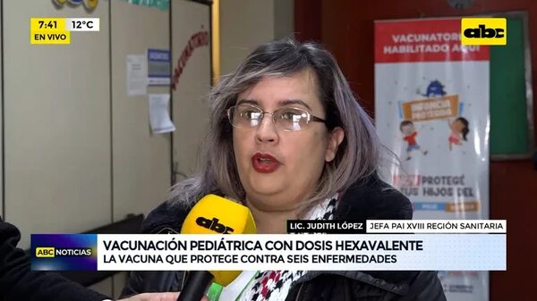 Video: Vacuna hexavalente está disponible desde hoy - ABC Noticias - ABC Color