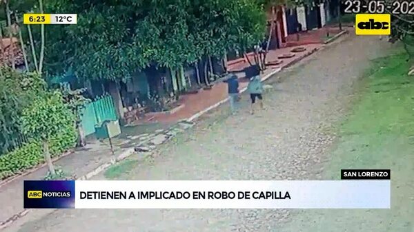 Video: Detienen a otro implicado en robo de capilla - ABC Noticias - ABC Color