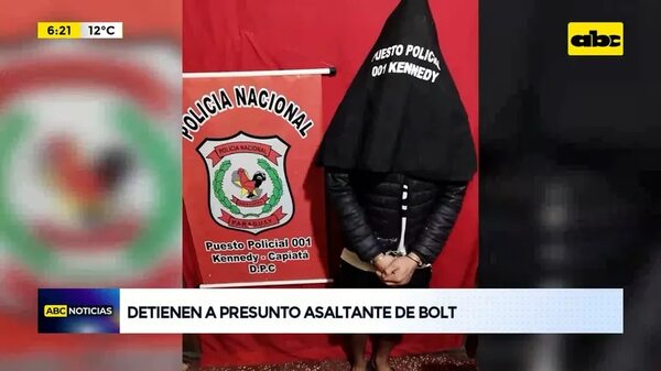 Video: Tres supuestos asaltantes de Bolt capturados - ABC Noticias - ABC Color