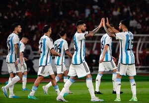 Sin Messi, Argentina supera por 0-2 a Indonesia - Fútbol Internacional - ABC Color