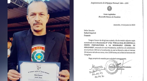 Diario HOY | Cuáles son las opciones de "Mbururú" para jurar como senador, según el reglamento
