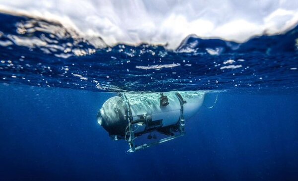 Desaparece submarino turístico del Titanic en el Atlántico