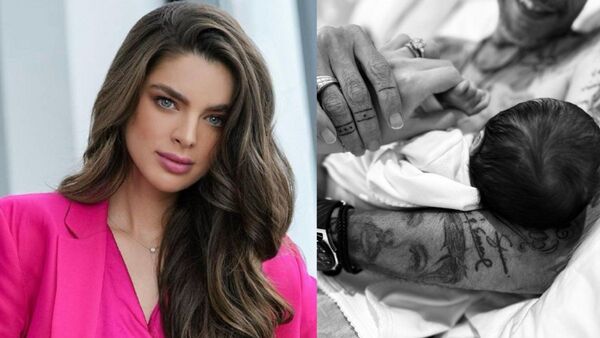 “Gracias Dios”, dijo Nadia Ferreira tras dar a luz a su bebé