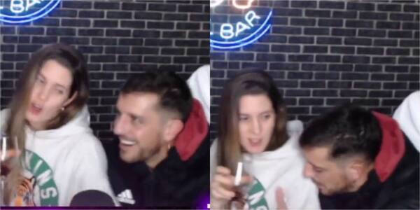 [VIDEO] ¡Ale Silva se fue todo y toqueteó a su doña en vivo!