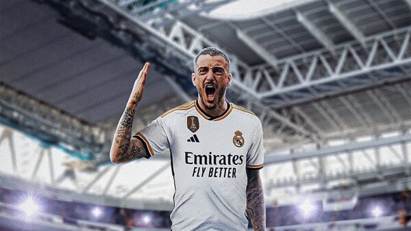 Joselu llega al Real Madrid cedido con opción de compra