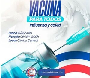¡Medicina UCP realiza jornada de vacunación contra el Covid19 y la Influenza en su clínica central!