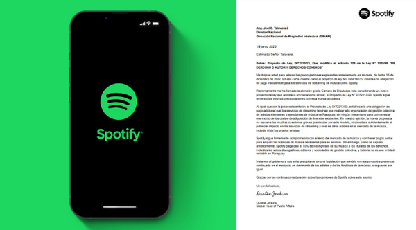 Diario HOY | Spotify insta a "evitar precipitarse" y pide rechazar polémico proyecto en el Congreso
