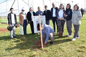 Conmemoran el Día Nacional del Árbol, con el cultivo de plantines donados por Yacyretá